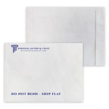 DuPont Tyvek 14lb., 9" x 12" Open End, Zip Stick, Black, Red or Dark Blue Imprint (500/PK)