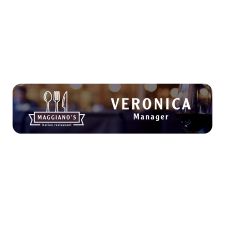 Full Color Name Badge - 3/4" x 3" (1/PK)
