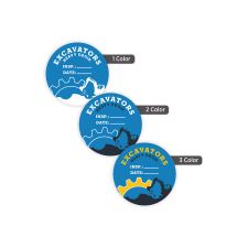 1 1/2" Circle 1, 2, or 3 Color (250/PK)