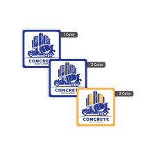 1" x 1" Square 1, 2, or 3 Color (250/PK)