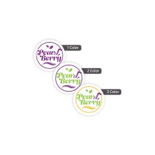 3/4" Circle 1, 2, or 3 Color (250/PK)