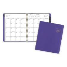 AT-A-GLANCE Contemporary Monthly Planner, 11.38 x 9.63, Purple Cover, 12-Month (Jan to Dec): 2026