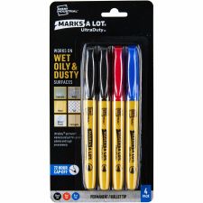 Avery Marks A Lot UltraDuty Markers, Bullet Tip, 4 Assorted Markers (29848)