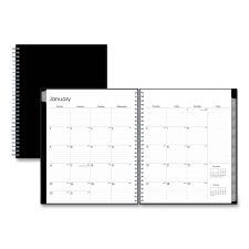 Blue Sky Enterprise Monthly Planner, 10 x 8, Black Cover, 12-Month (Jan to Dec): 2026