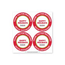 Custom Floor Decals, Circle, Set of 4 (1/PK)