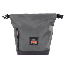 ergodyne Arsenal 5186 Full Respirator Bag with Roll Top Closure, 7.5 x 13.5 x 13.5, Gray