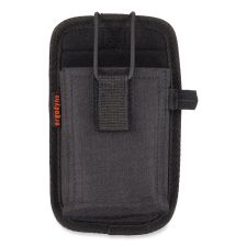 ergodyne Squids 5542 Phone Style Scanner Holster with Belt Loop, Small, 1 Compartment, 3.75 x 1 x 6.5, Polyester, Black