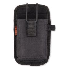 ergodyne Squids 5544 Phone Style Scanner Holster with Belt Clip and Loops, 1 Compartment, 3.75 x 1 x 6.5, Polyester,Black