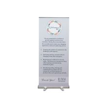 Full Color Economy Banner with Retractable Stand, 80" x 33-1/2" (1/PK)