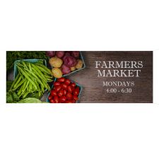 Full Color Mesh Banner - 34" x 96" (1/PK)