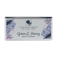 Silver Metallic Full Color Name Badge - 1 1/2" x 3" (1/PK)