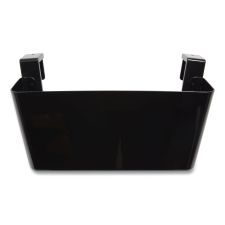 TRU RED Unbreakable Plastic Wall File, Letter Size, 13" x 3.69" x 7.17", Black