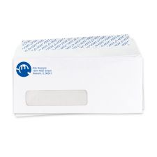 #10 Peel & Seal Poly Window White Wove 24lb. - Black   1 PMS Spot Color (250/PK)