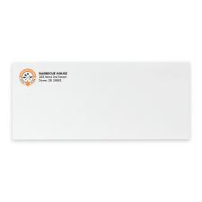 #10 White Wove 24lb. - Black   1 PMS Spot Color (250/PK)