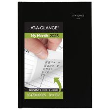 2025 AT-A-GLANCE DayMinder Monthly Planner, 8" x 11-3/4", Black, January To December, G470H00