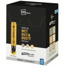 Avery Marks A Lot UltraDuty Markers, XL Wide Tip, 12 Black Markers (29866)