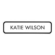 Designer Wall Sign with Holder, 2" x 8" (1/PK)