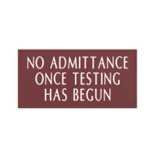 Engraved Wall Sign, 3" x 6" (1/PK)