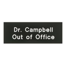 Engraved Wall Sign, 3" x 8" (1/PK)