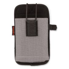 ergodyne Squids 5542 Phone Style Scanner Holster with Belt Loop, Large, 1 Compartment, 3.75 x 1.25 x 6.5, Polyester, Gray