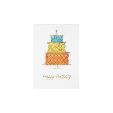Ornate Birthday (25/PK) - TAYLRVOC19A88NAVI