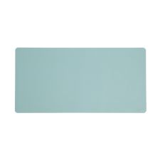Smead Vegan Leather Desk Pads, 31.5" x 15.7", Light Blue