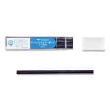 Tombow Mechanical Wax-Based Marking Pencil Refills, 4.4 mm, Blue, 10/Box