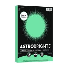 Astrobrights Color Cardstock -"Punchy Pastels" Assortment, 65 lb Cover Weight, 8.5 x 11, Breezy Blue, 100/Pack