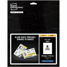 Avery Name Badge - 80 - Landscape - Rectangular Shape - Double Sided