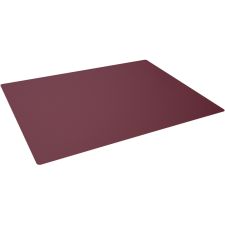 DURABLE Contoured Edge Desk Mat - Office - 19.69" Length x 25.59" Width - Rectangular - Polypropylene, Plastic - Red - 1Each