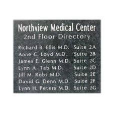 Engraved Wall Sign, 10" x 12" (1/PK)