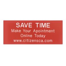 Engraved Wall Sign, 4" x 10" (1/PK)