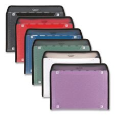 Five Star Expanding File, 7.5" Expansion, 7 Sections, Zipper Closure, Letter Size, Randomly Assorted Colors