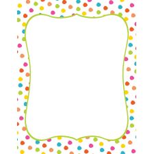 Great Papers! Stationery Letterhead, Circus Dots, 8.5" x 11", Printer Compatible, 80 sheets