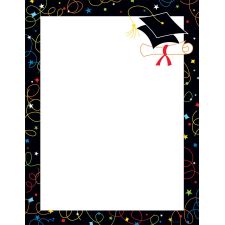 Great Papers! Stationery Letterhead, Grad Swirls, 8.5" x 11", Printer Compatible, 80 sheets