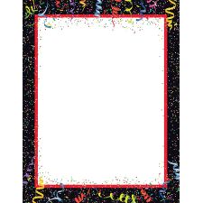 Great Papers! Stationery Letterhead, Party Down, 8.5" x 11", Printer Compatible, 80 sheets