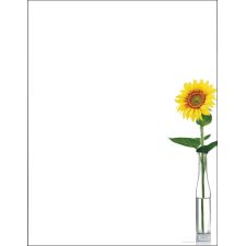 Great Papers! Stationery Letterhead, Sunflower Day, 8.5" x 11", Printer Compatible, 80 sheets