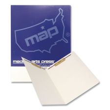 Medical Arts Press Heavy-Duty Top Tab Fastener Folders, Straight Cut, 0.75" Expansion, 2 Fasteners, Letter Size, Manila Exterior, 50/Box