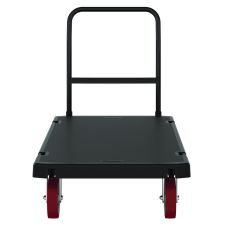 Suncast Commercial Resin Platform Truck, 1,600 lb Capacity, 30.25 x 64.5 x 41, Black