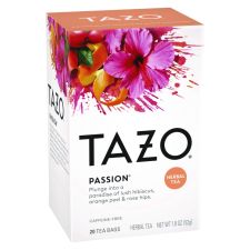 Tazo Tea Bags, Passion, 20/Box, 6 Boxes/Carton
