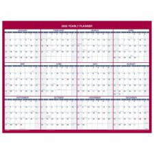 AT-A-GLANCE 2026 Vertical Horizontal Reversible Erasable Yearly Wall Calendar, Small, 12" x 16"