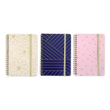 Carolina Pad Keep It In Line Personal Notebook, Medium/College Rule, Randomly Assorted Cover Colors and Designs, (80) 7 x 5 Sheets