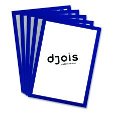 djois by Tarifold SOLO Magnetic Frame, 8.5 x 11 Insert, Blue Frame, 5/Pack