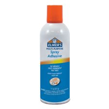Elmer's Multi-Purpose Spray Adhesive, 11 oz, Dries Clear, 6/Carton