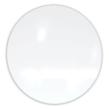 Ghent Coda Low Profile Circular Magnetic Glassboard, 48" x 48", White Surface