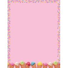 Great Papers! Stationery Letterhead, Scoops, 8.5" x 11", Printer Compatible, 80 sheets