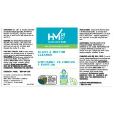 Highmark Secondary Label, Glass Cleaner