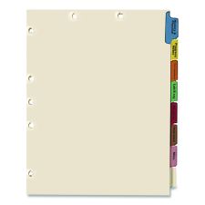 Medical Arts Press Side Tab Medical Chart Indexes, 8-Tab, Assorted Medical, 11 x 8.5, Manila, 50/Box