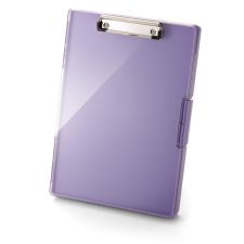 Officemate Clear View Clipboard Storage Box, 13-7/16 x 9-7/16, Purple