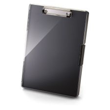 Officemate Clear View Clipboard Storage Box, 9-7/16 x 13-7/16, Black